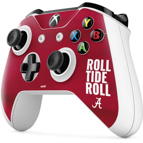 University of Alabama Roll Tide Roll Xbox One S Controller Skin
