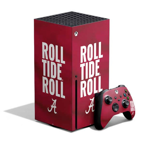 University of Alabama Roll Tide Roll Xbox Series X Bundle Skin