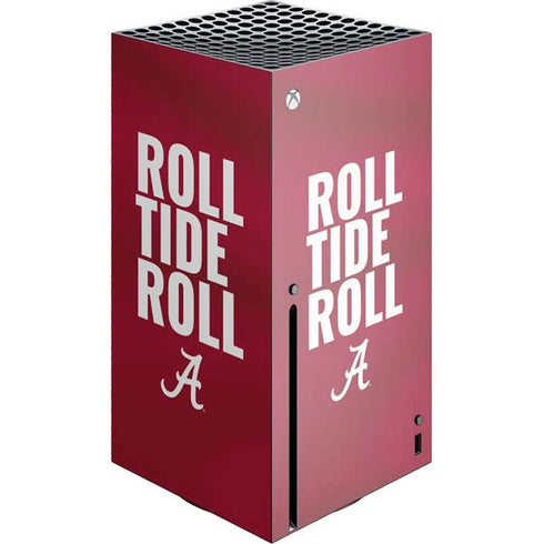 University of Alabama Roll Tide Roll Xbox Series X Console Skin