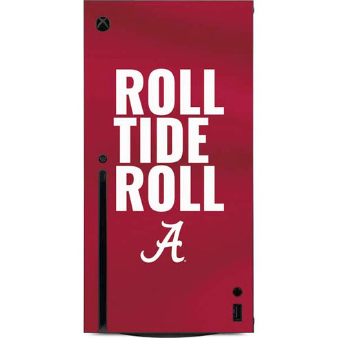 University of Alabama Roll Tide Roll Xbox Series X Console Skin