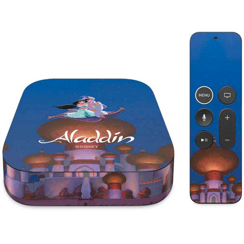 Disney Aladdin and Jasmine Magic Carpet Apple TV Skin