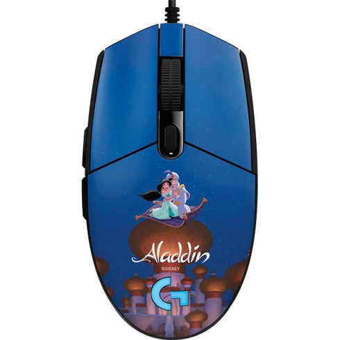 Disney Aladdin and Jasmine Magic Carpet G203 Prodigy RGB Wired Gaming Mouse Skin