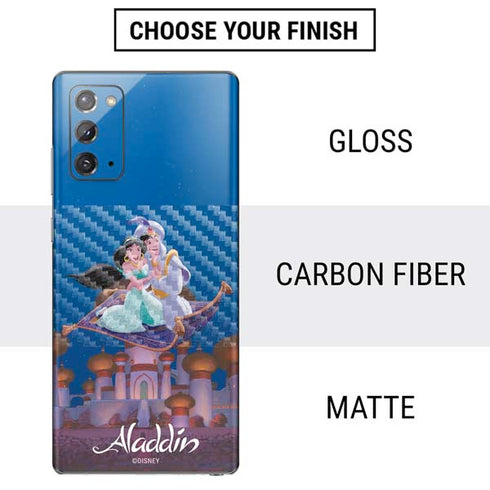 Disney Aladdin and Jasmine Magic Carpet Galaxy Note20 5G Skin