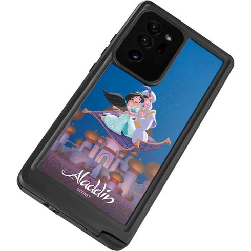 Disney Aladdin and Jasmine Magic Carpet Galaxy Note20 Ultra 5G Waterproof Case