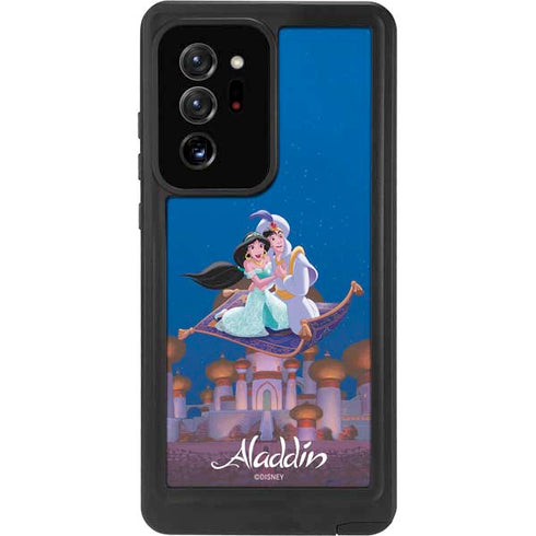 Disney Aladdin and Jasmine Magic Carpet Galaxy Note20 Ultra 5G Waterproof Case