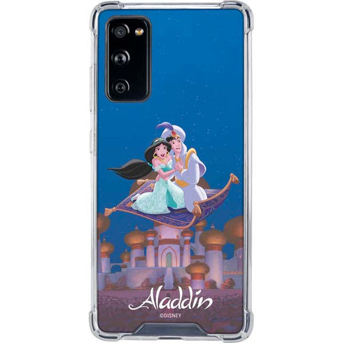 Disney Aladdin and Jasmine Magic Carpet Galaxy S20 FE Clear Case