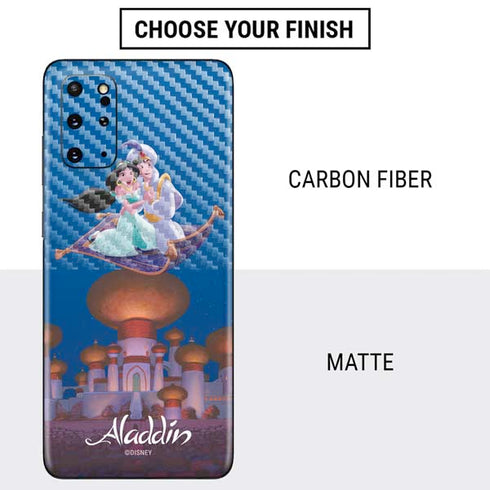 Disney Aladdin and Jasmine Magic Carpet Galaxy S20 Plus Skin
