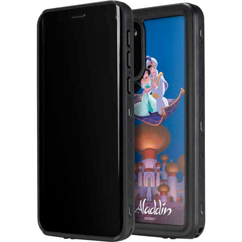 Disney Aladdin and Jasmine Magic Carpet Galaxy S20 Plus Waterproof Case