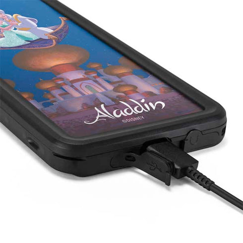 Disney Aladdin and Jasmine Magic Carpet Galaxy S20 Plus Waterproof Case