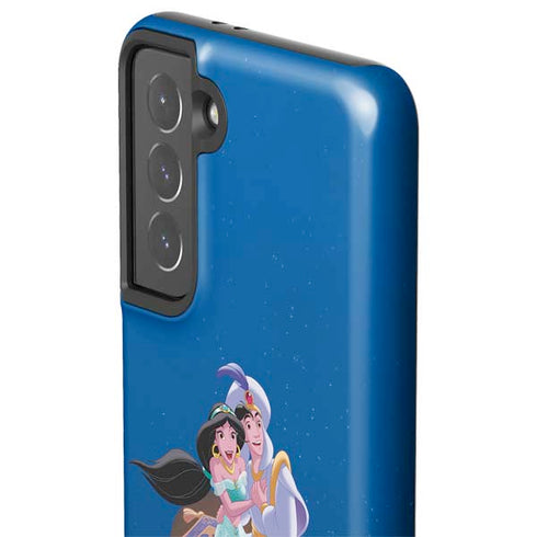 Disney Aladdin and Jasmine Magic Carpet Galaxy S21 5G Pro Case