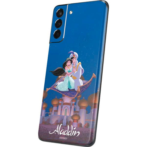 Disney Aladdin and Jasmine Magic Carpet Galaxy S21 5G Skin