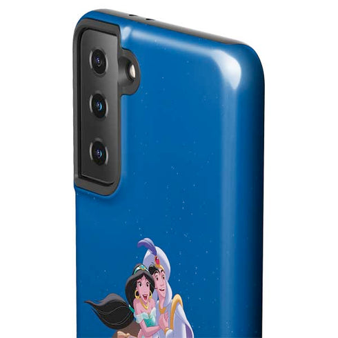 Disney Aladdin and Jasmine Magic Carpet Galaxy S21 FE Pro Case