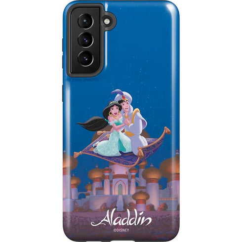Disney Aladdin and Jasmine Magic Carpet Galaxy S21 FE Pro Case