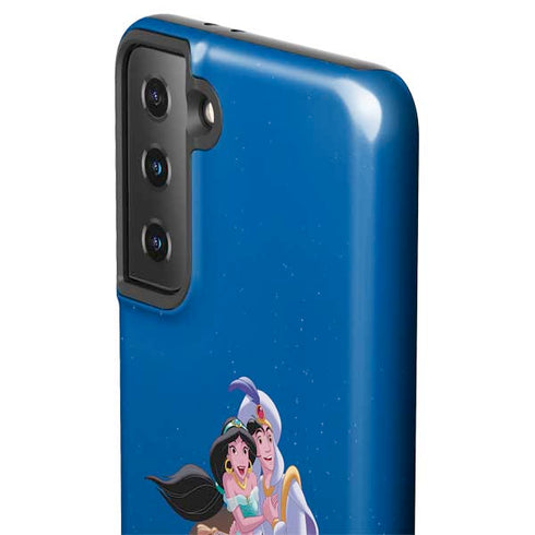 Disney Aladdin and Jasmine Magic Carpet Galaxy S21 Plus 5G Pro Case