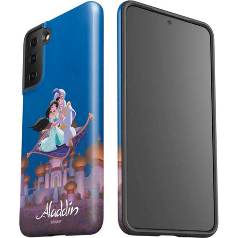 Disney Aladdin and Jasmine Magic Carpet Galaxy S21 Plus 5G Pro Case