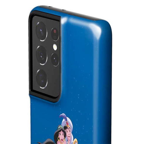 Disney Aladdin and Jasmine Magic Carpet Galaxy S21 Ultra 5G Pro Case