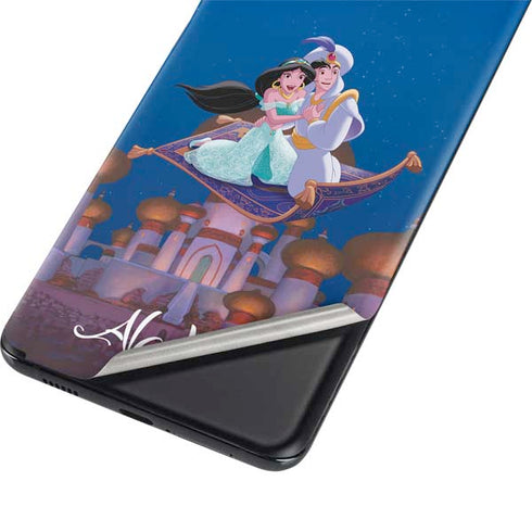 Disney Aladdin and Jasmine Magic Carpet Galaxy S21 Ultra 5G Skin