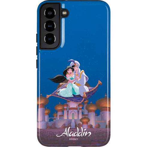 Disney Aladdin and Jasmine Magic Carpet Galaxy S22 Plus Pro Case