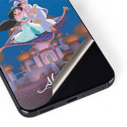 Disney Aladdin and Jasmine Magic Carpet Galaxy S22 Skin