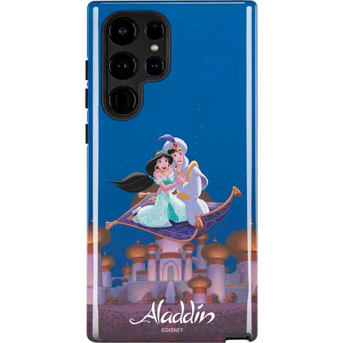 Disney Aladdin and Jasmine Magic Carpet Galaxy S22 Ultra Pro Case