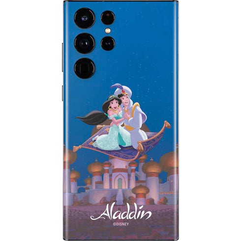 Disney Aladdin and Jasmine Magic Carpet Galaxy S22 Ultra Skin