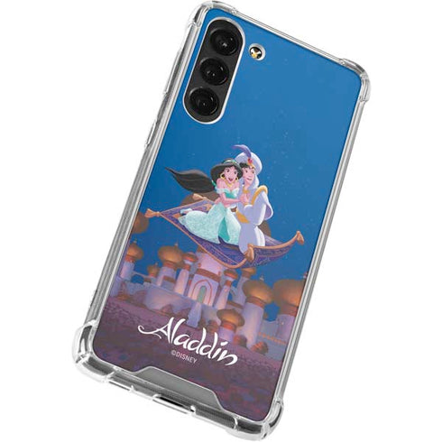 Disney Aladdin and Jasmine Magic Carpet Galaxy S23 Plus Clear Case