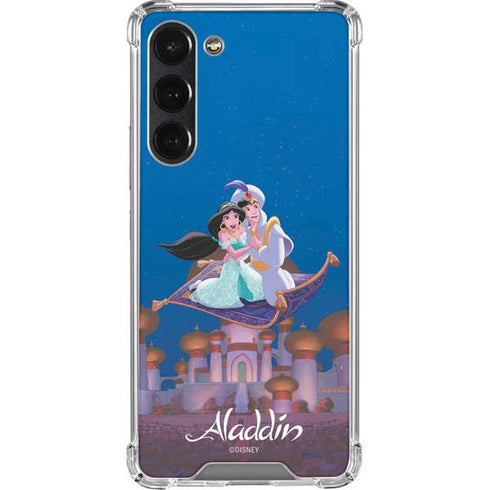 Disney Aladdin and Jasmine Magic Carpet Galaxy S23 Plus Clear Case