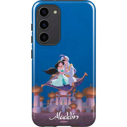 Disney Aladdin and Jasmine Magic Carpet Galaxy S23 Plus Pro Case