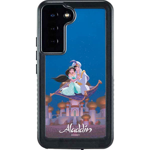 Disney Aladdin and Jasmine Magic Carpet Galaxy S23 Plus Waterproof Case