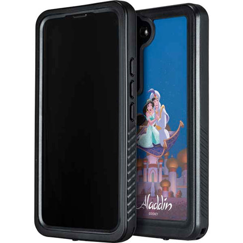 Disney Aladdin and Jasmine Magic Carpet Galaxy S23 Waterproof Case