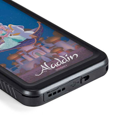 Disney Aladdin and Jasmine Magic Carpet Galaxy S23 Waterproof Case