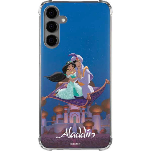 Disney Aladdin and Jasmine Magic Carpet Galaxy S24 Plus Clear Case