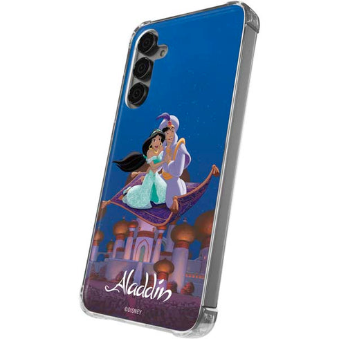 Disney Aladdin and Jasmine Magic Carpet Galaxy S24 Plus Clear Case