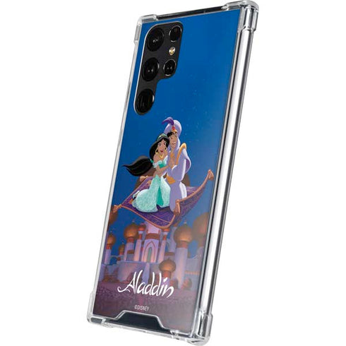 Disney Aladdin and Jasmine Magic Carpet Galaxy S24 Ultra Clear Case