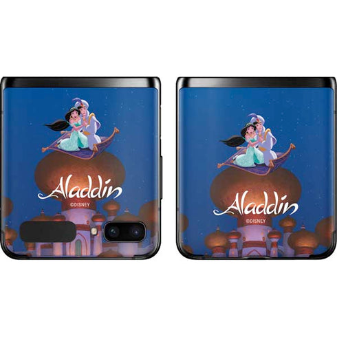 Disney Aladdin and Jasmine Magic Carpet Galaxy Z Flip Skin