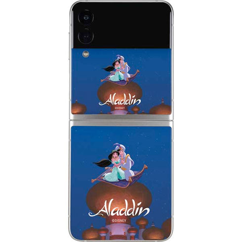 Disney Aladdin and Jasmine Magic Carpet Galaxy Z Flip4 5G Skin