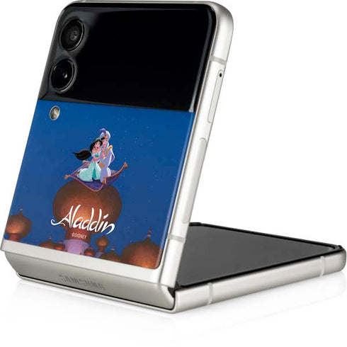 Disney Aladdin and Jasmine Magic Carpet Galaxy Z Flip4 5G Skin