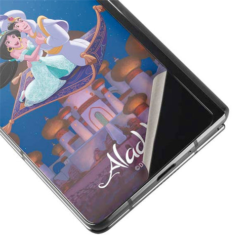 Disney Aladdin and Jasmine Magic Carpet Galaxy Z Fold2 5G Skin