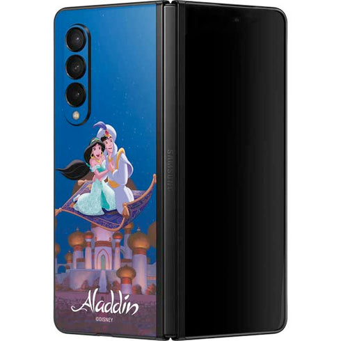 Disney Aladdin and Jasmine Magic Carpet Galaxy Z Fold3 5G Skin
