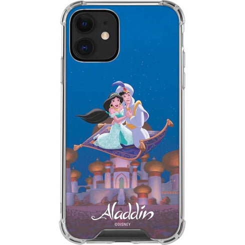 Disney Aladdin and Jasmine Magic Carpet iPhone 12 Clear Case