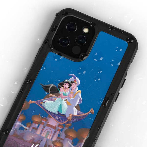 Disney Aladdin and Jasmine Magic Carpet iPhone 12 Pro Waterproof Case