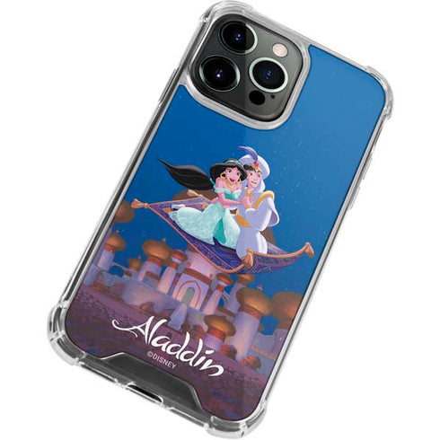 Disney Aladdin and Jasmine Magic Carpet iPhone 13 Pro Clear Case