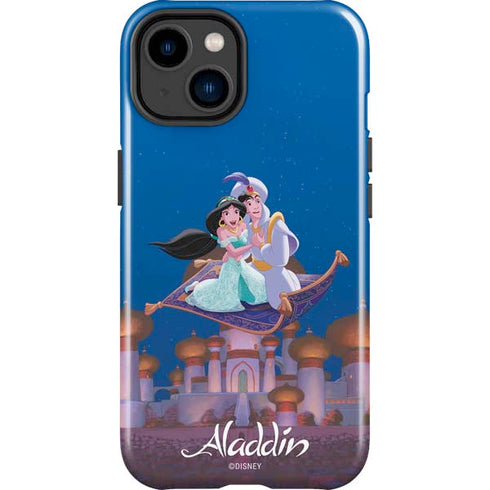 Disney Aladdin and Jasmine Magic Carpet iPhone 15 Plus Impact Case