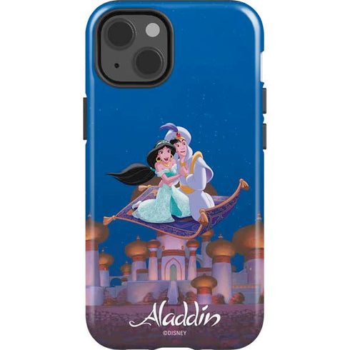 Disney Aladdin and Jasmine Magic Carpet iPhone 15 Impact Case