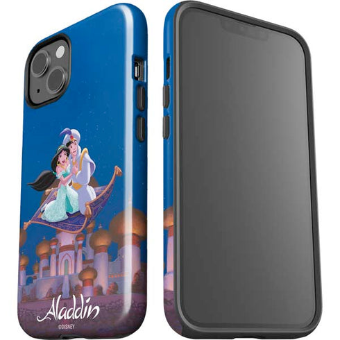 Disney Aladdin and Jasmine Magic Carpet iPhone 15 Impact Case