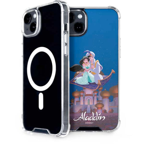 Disney Aladdin and Jasmine Magic Carpet iPhone 15 Plus MagSafe Case
