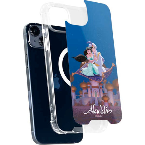 Disney Aladdin and Jasmine Magic Carpet iPhone 14 Plus MagSafe Case