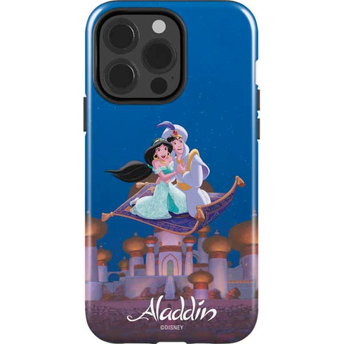 Disney Aladdin and Jasmine Magic Carpet iPhone 14 Pro Impact Case