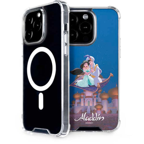 Disney Aladdin and Jasmine Magic Carpet iPhone 14 Pro MagSafe Case