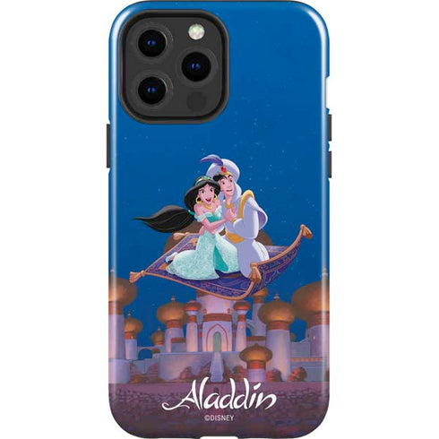 Disney Aladdin and Jasmine Magic Carpet iPhone 15 Pro Max Impact Case